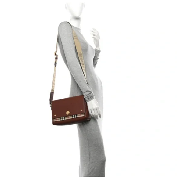 Burberry Vintage Checked Note Crossbody Bag - Picture 3 of 15